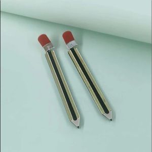 Pencil Dangle Earrings